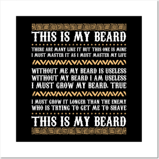 This Is My Beard Posters and Art